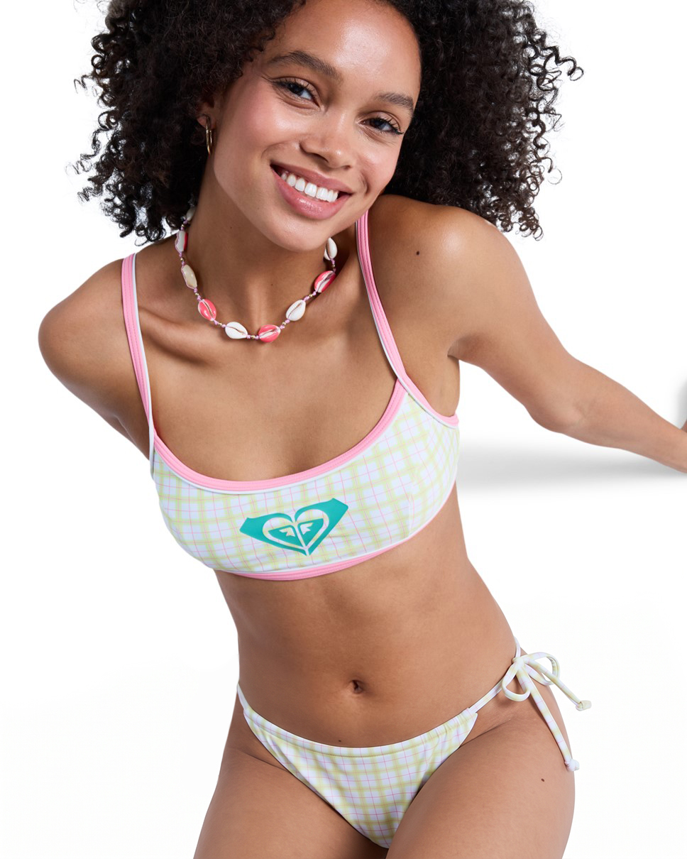 Womens Retro Aloha The Swell Bralette Classic Shorty TS Moderate