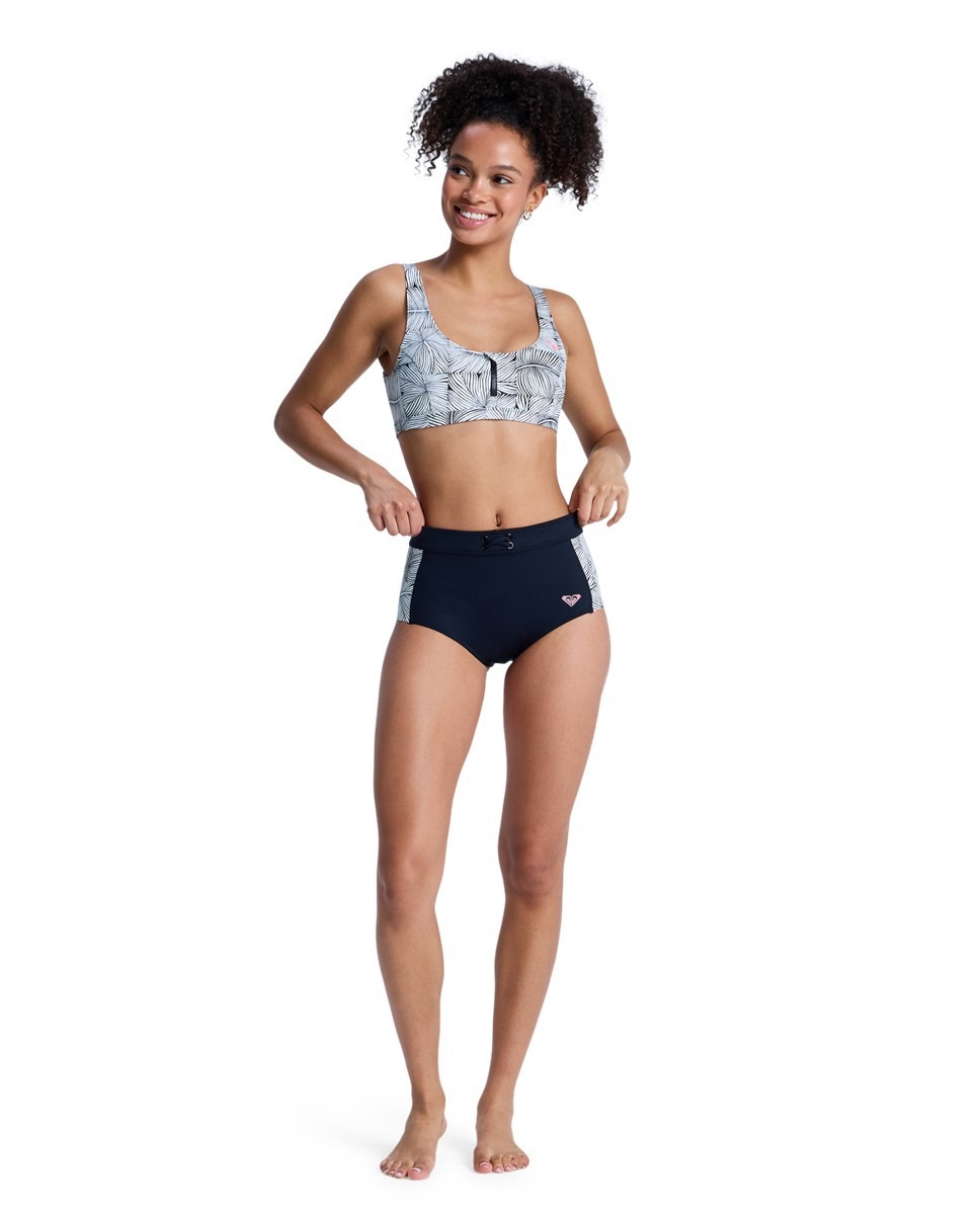 Womens Pro Surf Athletic Bra Mid Waist Classic Bikini Bottom