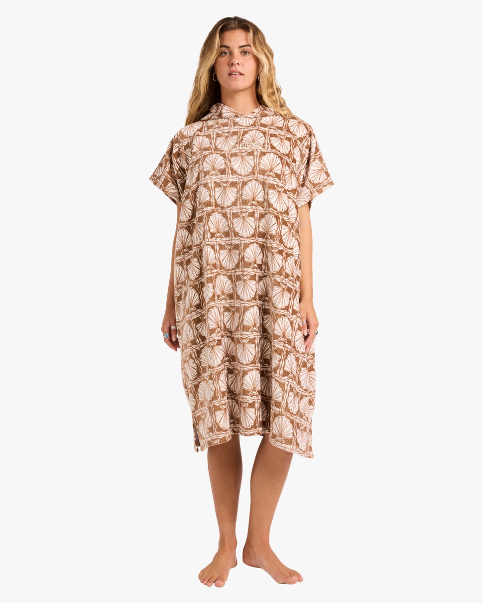 Womens Colour My Summer Heat Hooded Towel