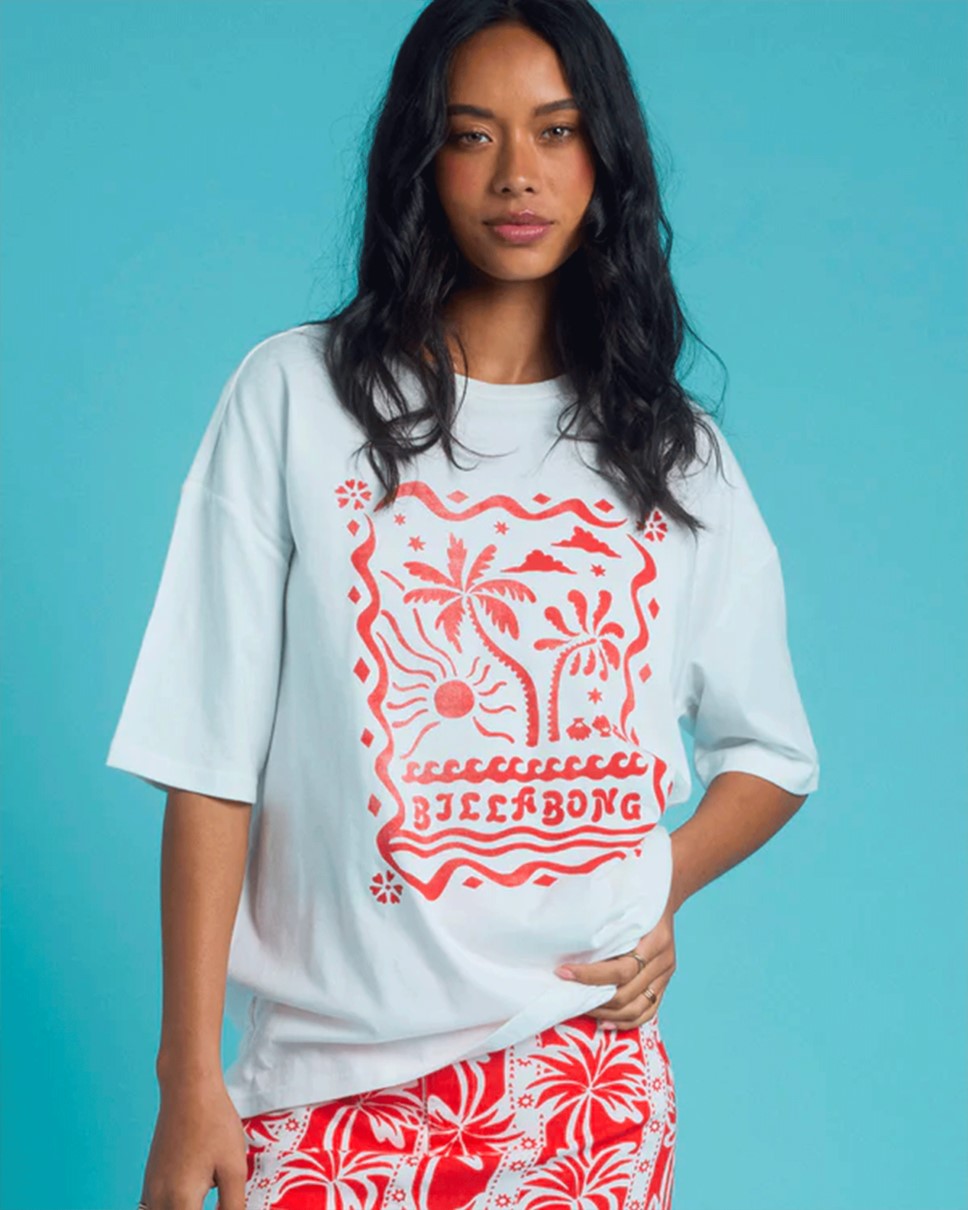 Womens Dreaming of Holidays Coco Palm Tee