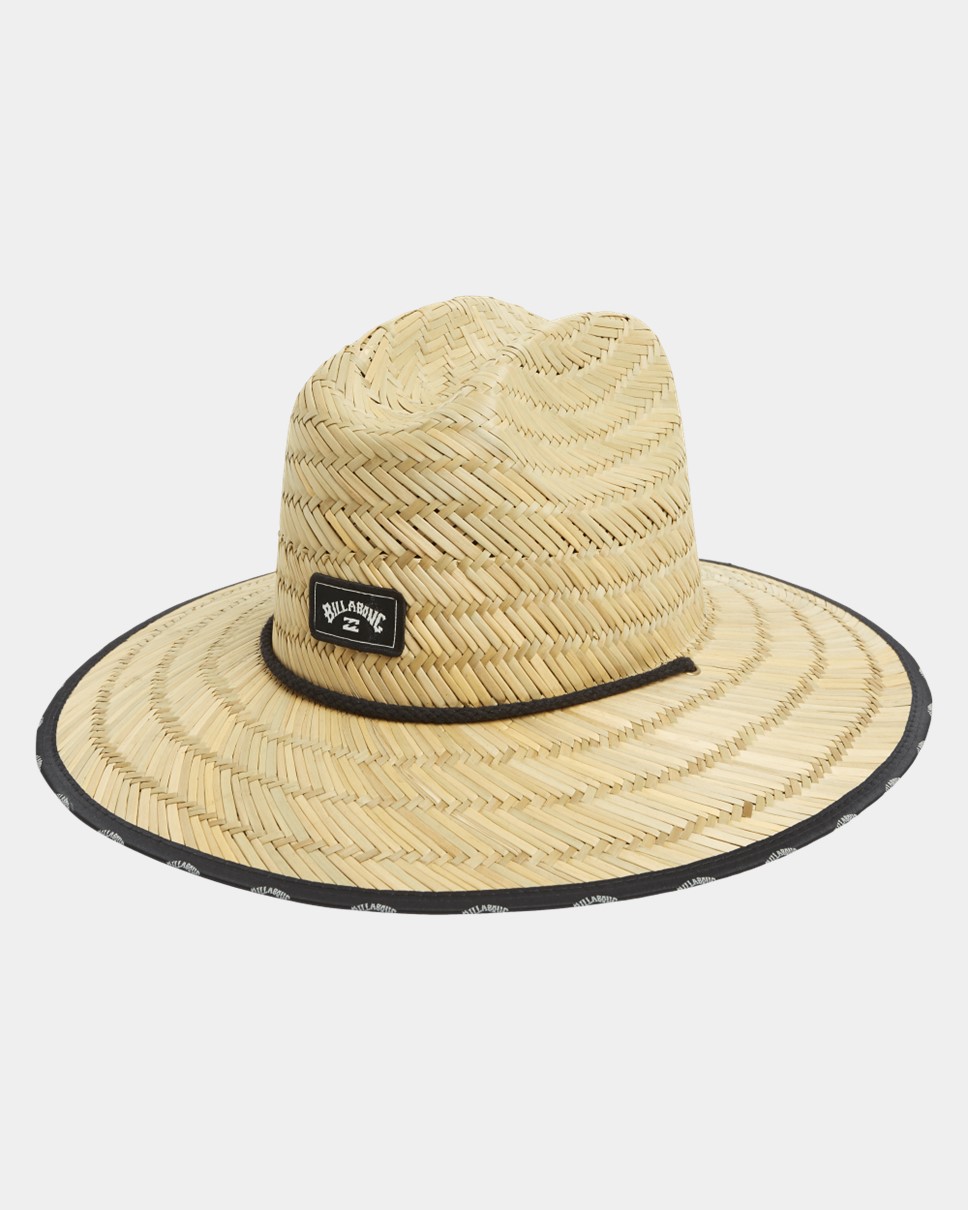 Mens Waves Straw Hat