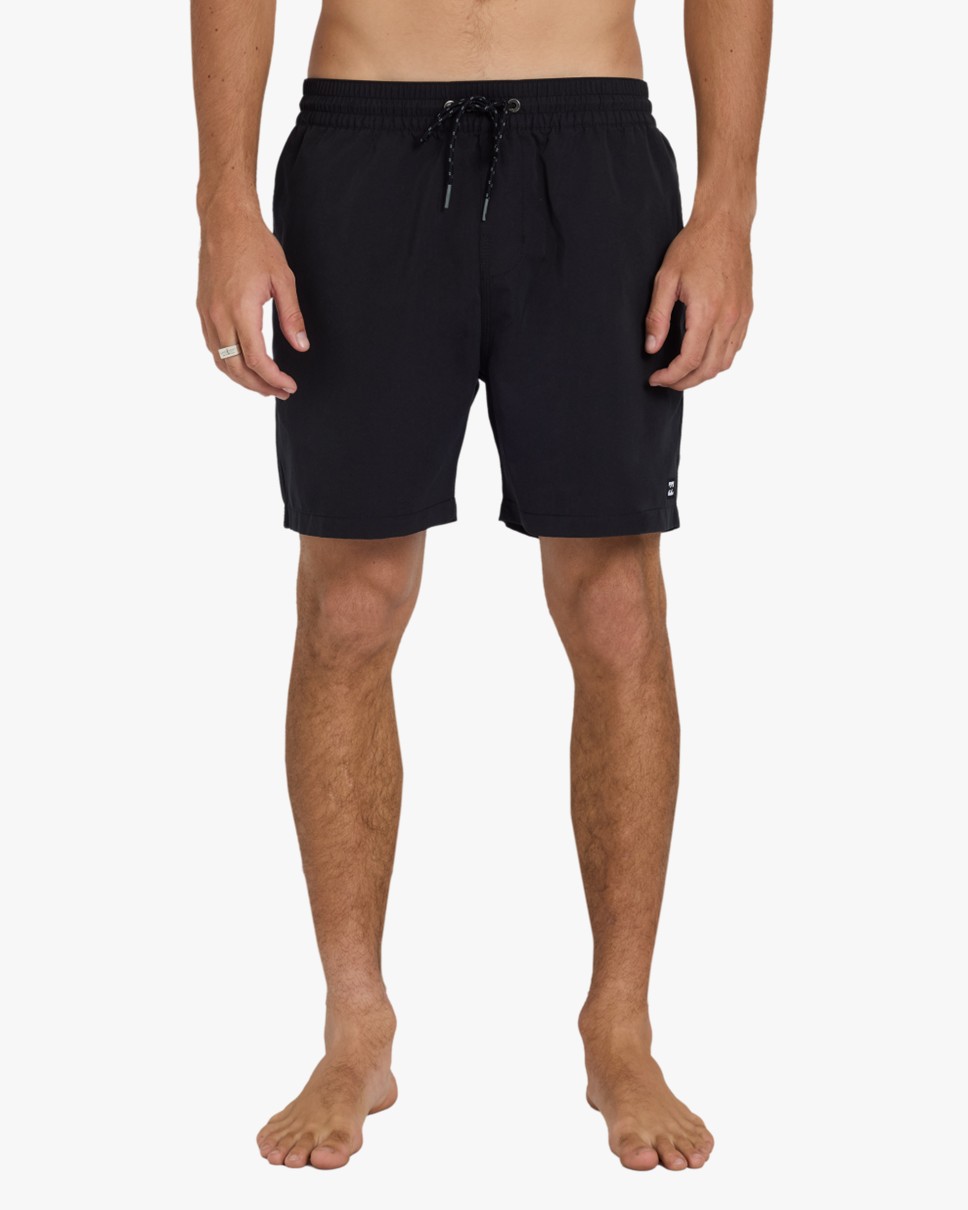 Mens All Day Layback 16" Boardshorts (BLK)