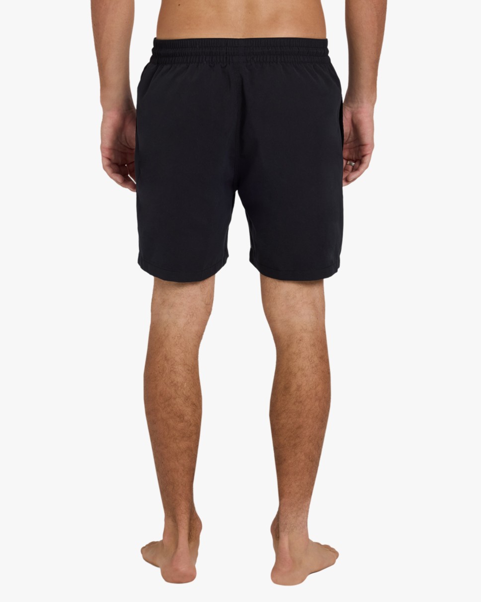 Mens All Day Layback 16" Boardshorts (BLK)