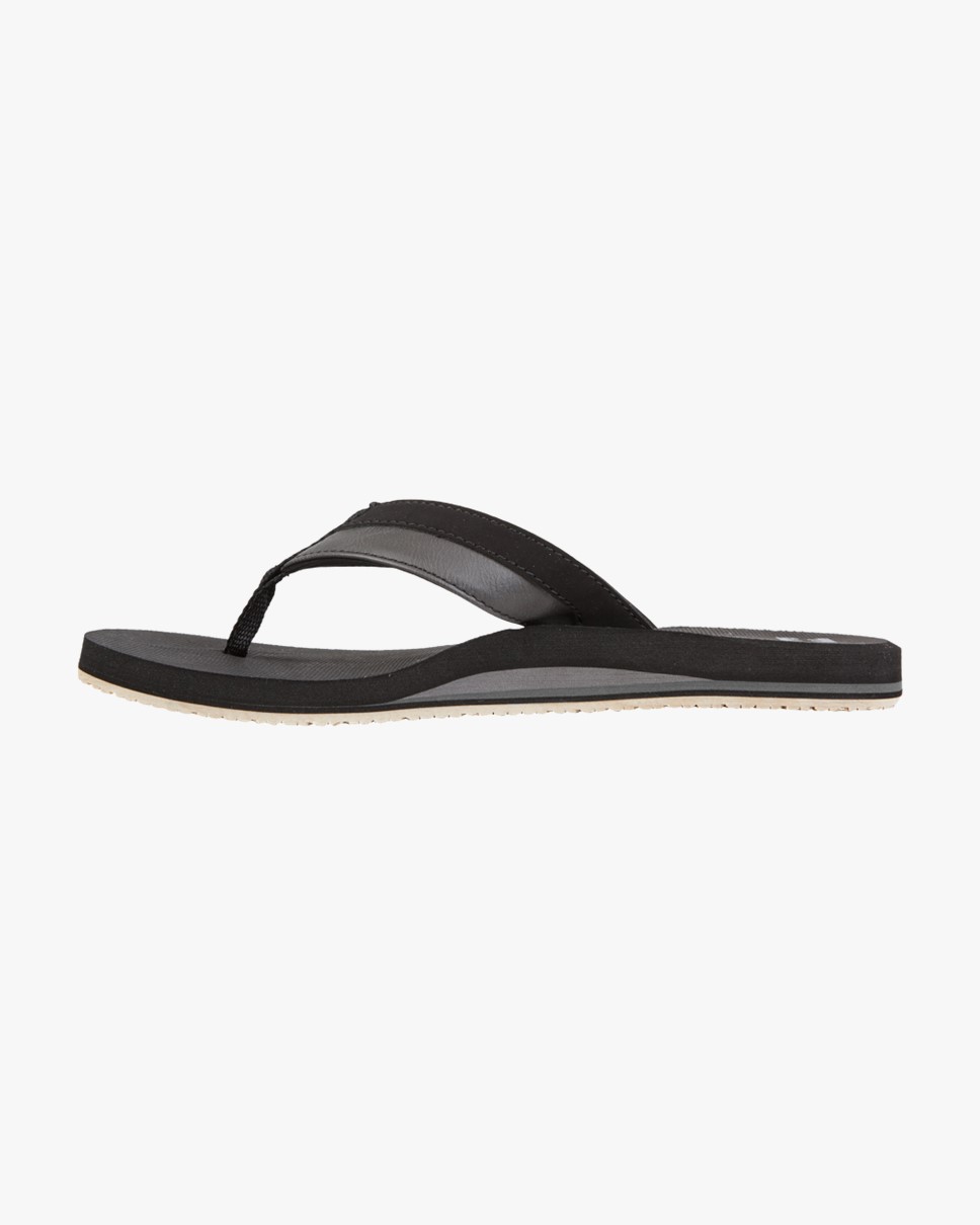 Mens All Day Impact Thongs-Black