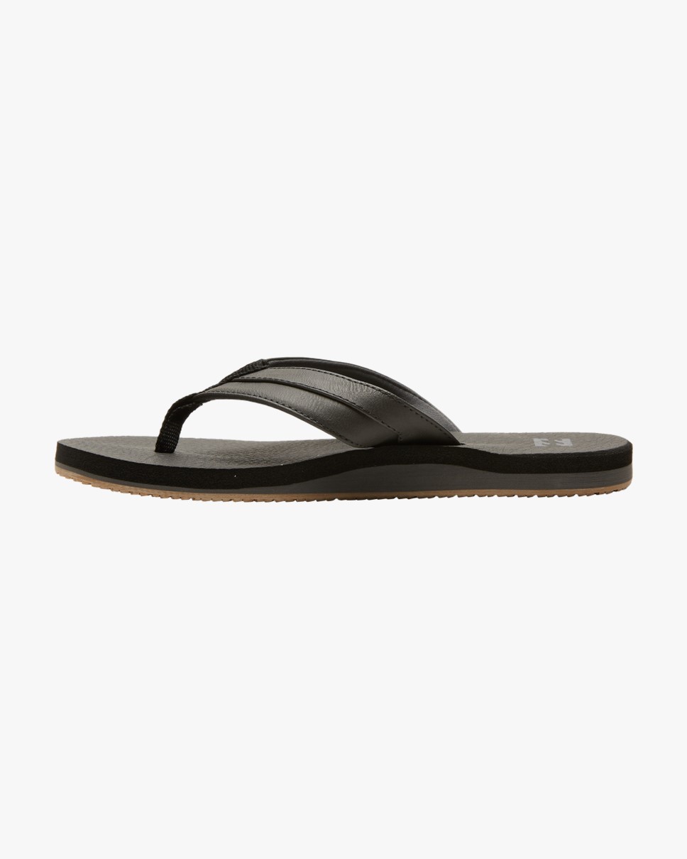 Mens All Day Impact Cush Thongs-Black