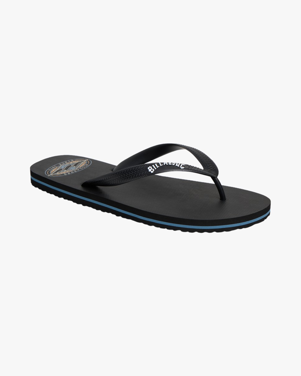 Mens Tides Thongs (BLK)