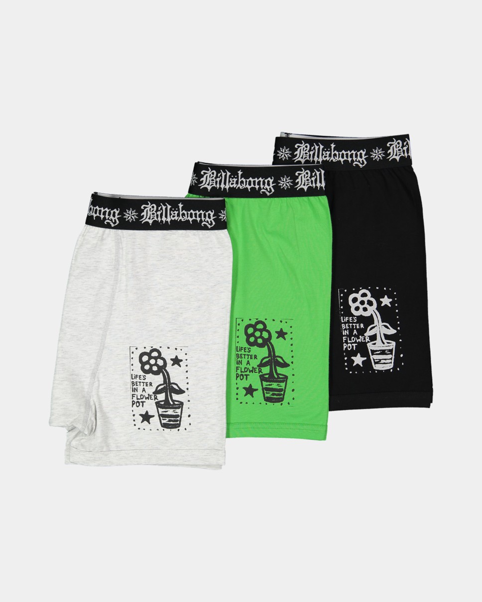 Mens Creed Flower Pot 3 Pack Brief