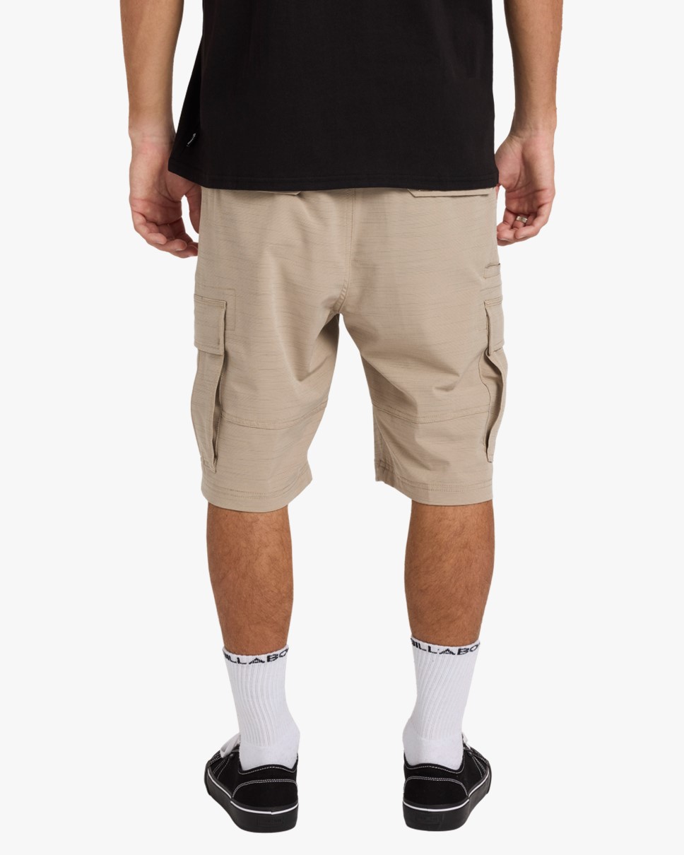 Mens Scheme X 21" Shorts-Beige