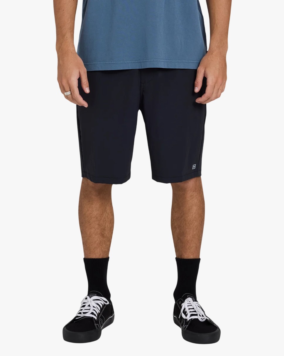 Mens Surftrek Canyon Elastic Walkshorts (BLK)