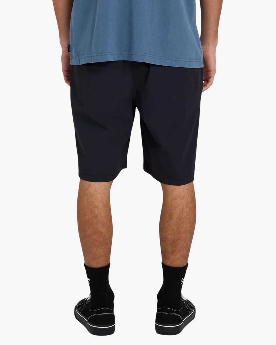 Mens Surftrek Canyon Elastic Walkshorts (BLK)