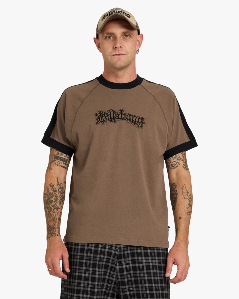 Mens Creed Panel T-Shirt