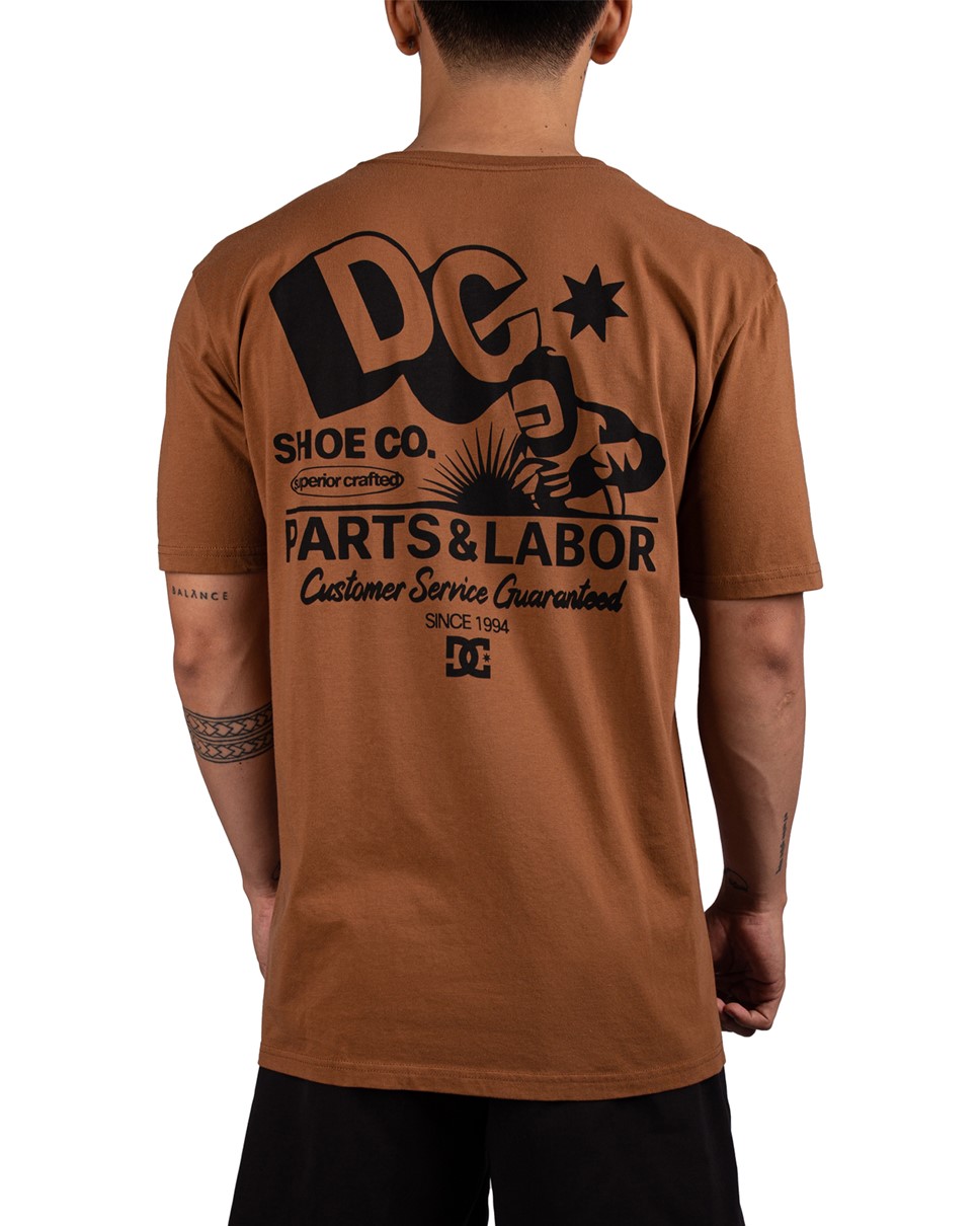 Mens Parts Labor Short Sleeve T-Shirt (CQF0)