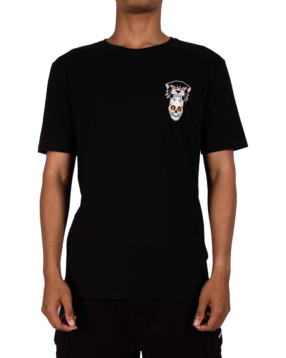 Mens Tiger And Skull Short Sleeve Tee (KVJ0)