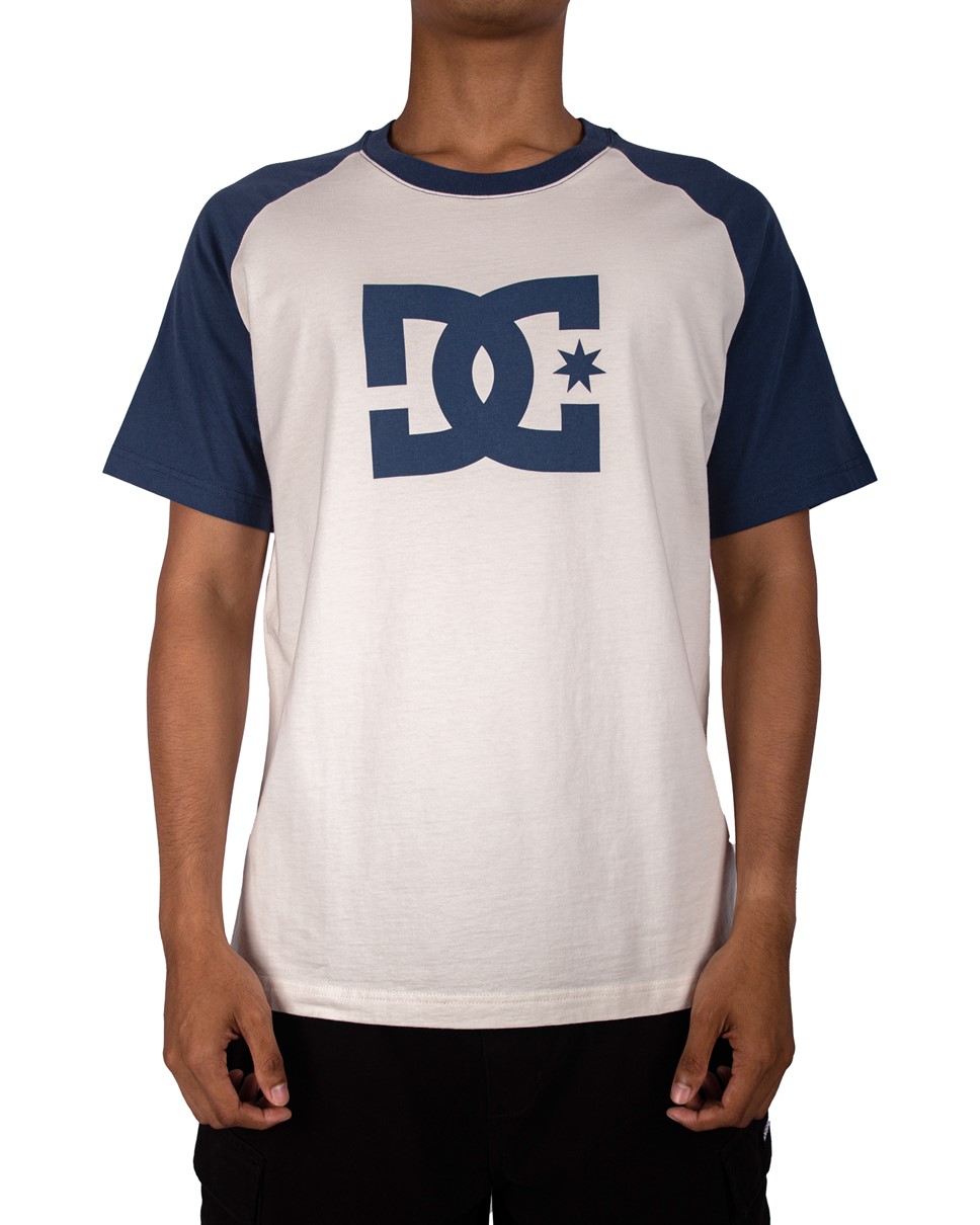 Mens DC Star Raglan Short Sleeve Tee (WCQ0)