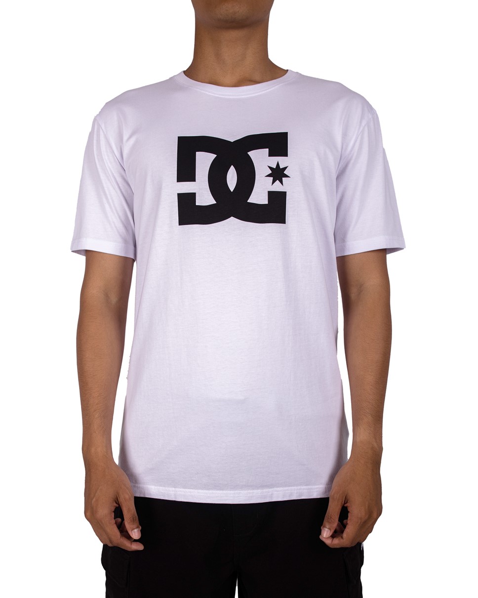 Mens DC Crux Short Sleeve Tee (WHT)