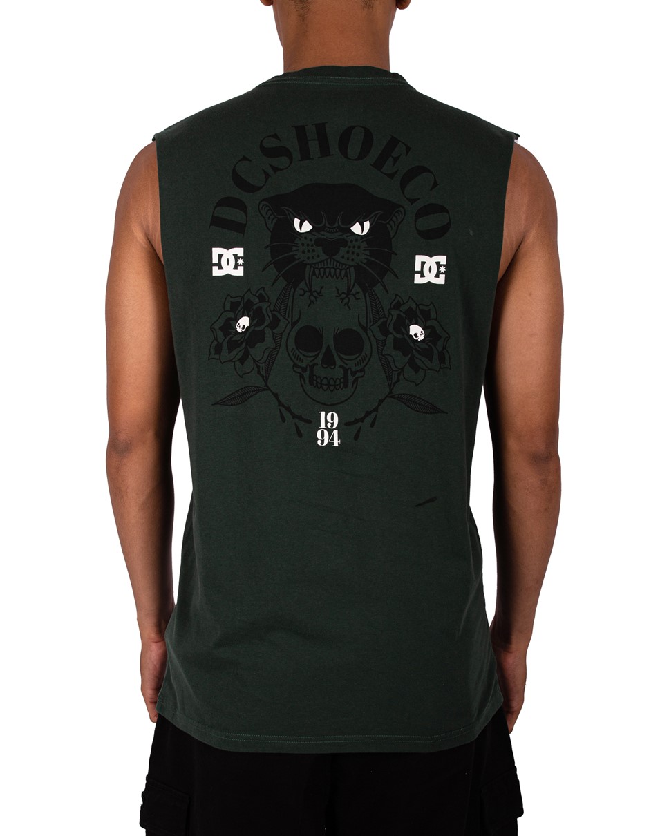 Mens Tiger And Skull Muscle (GSS0)