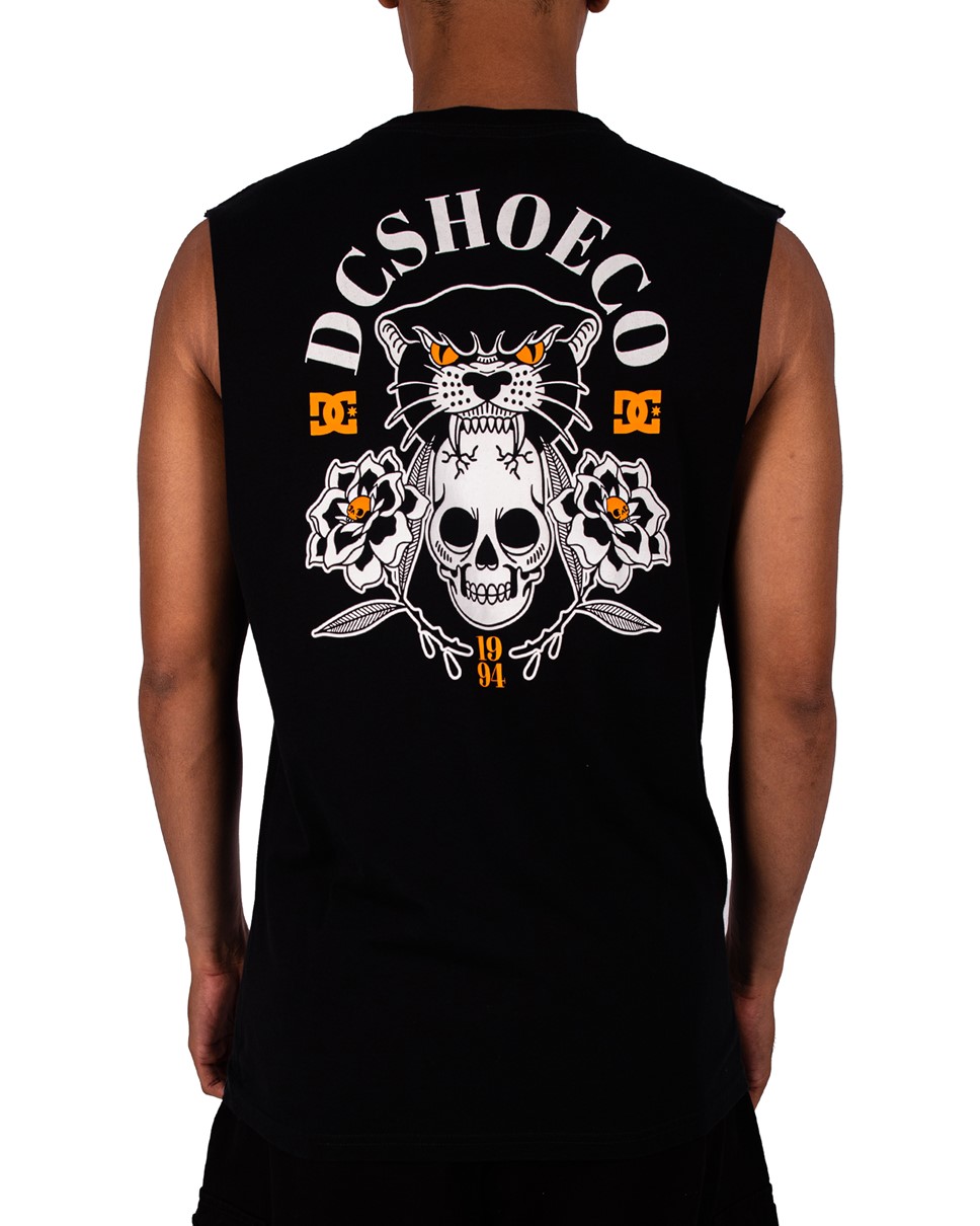 Mens Tiger And Skull Muscle (KVJ0)
