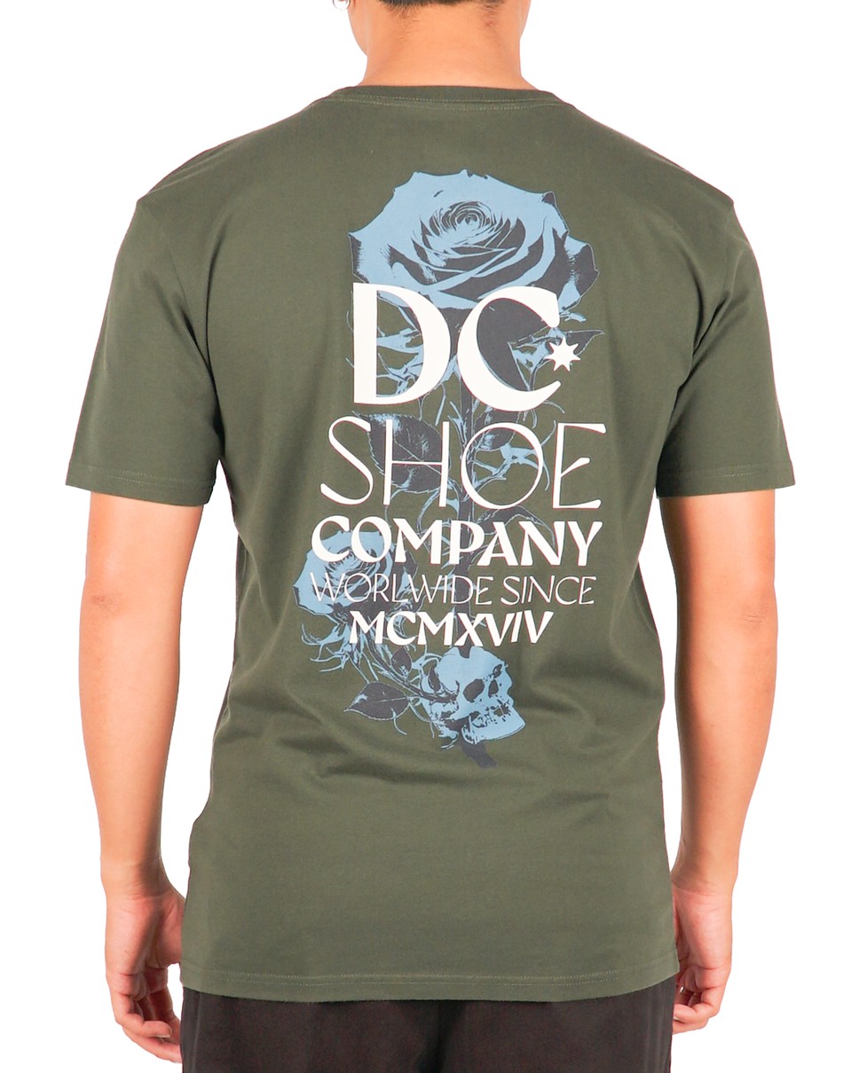 Mens Skull And Rose Short Sleeve (KSW0)