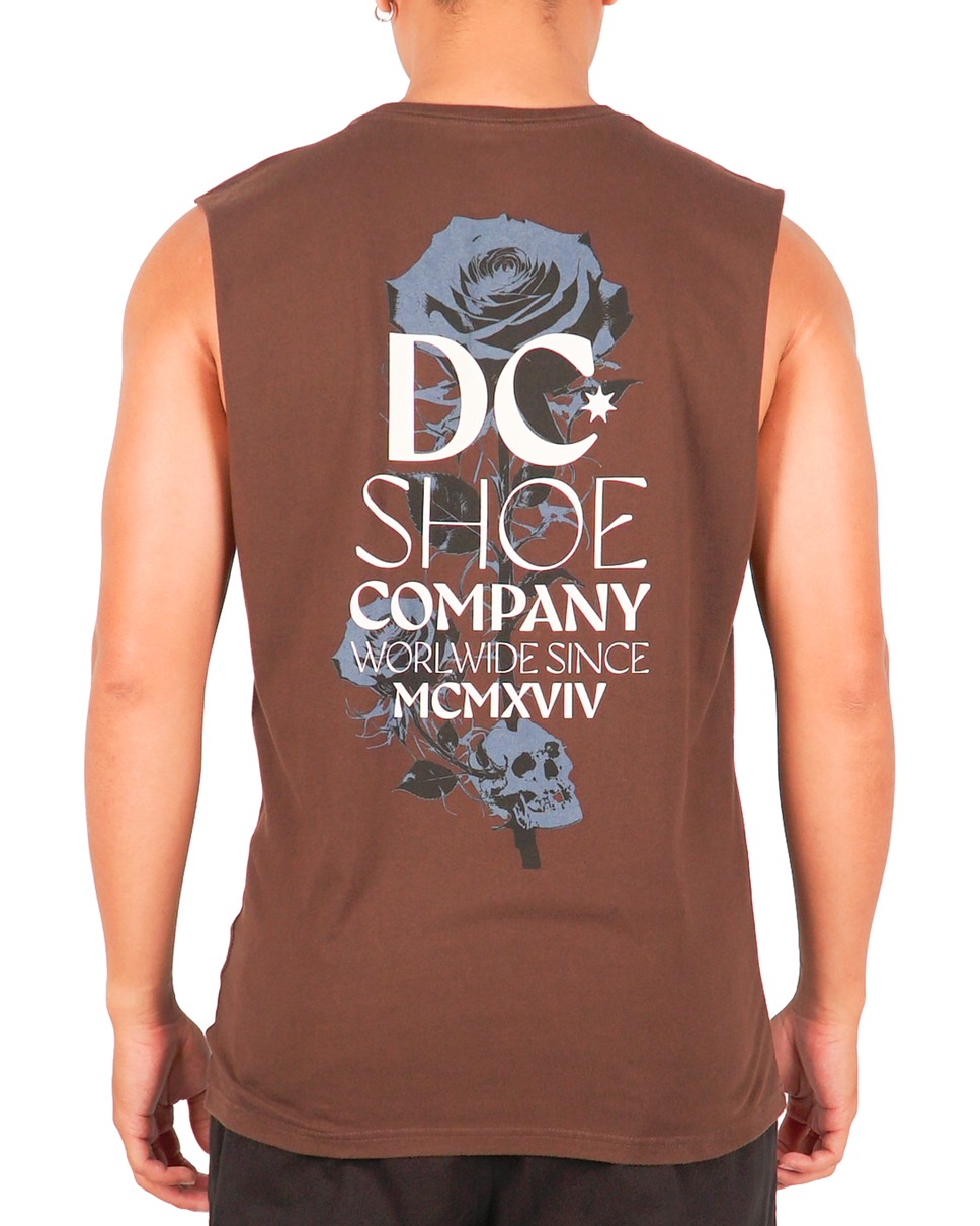 Mens Skull And Rose Muscle (CTL0)
