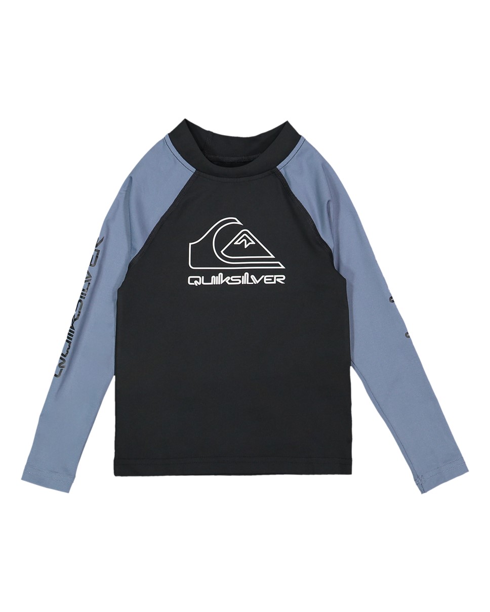 Boys 2-7 On Tour Long Sleeve Rash Vest-Blue
