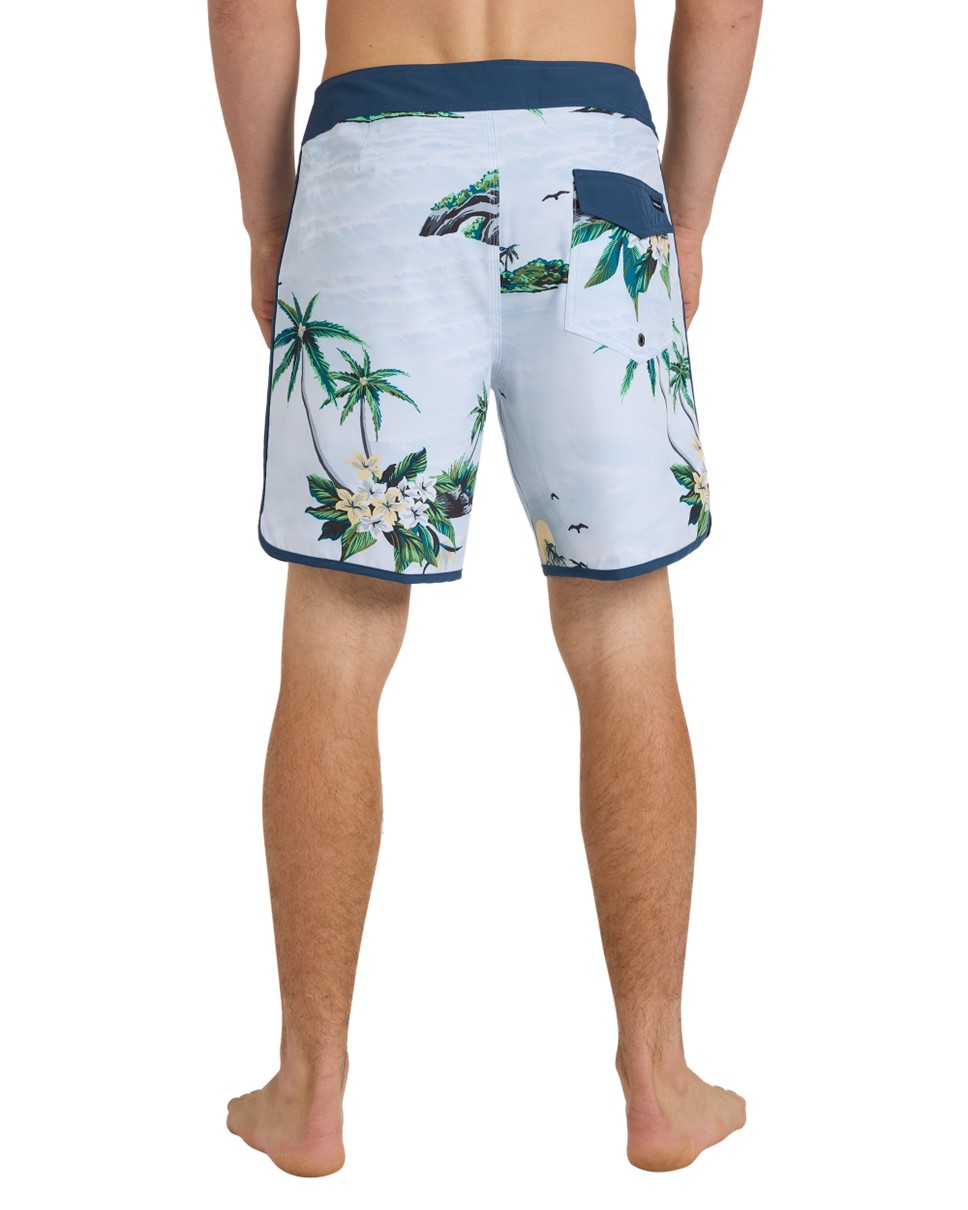 Mens Surfsilk Scallop 18"Boardshorts (BFB9)