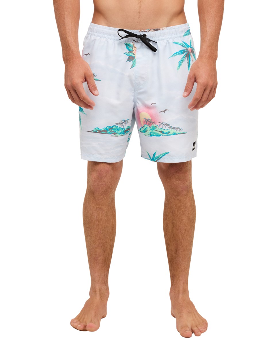 Mens Everyday Printed Volley 17NB (BFB9)