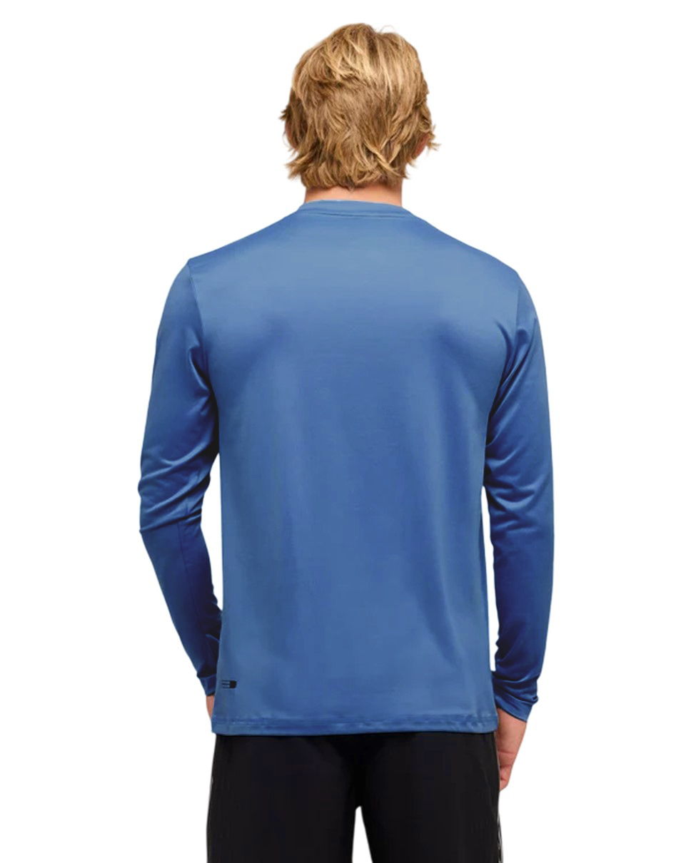 Mens Solid Streak Long Sleeve Surf Tee (BLC0)