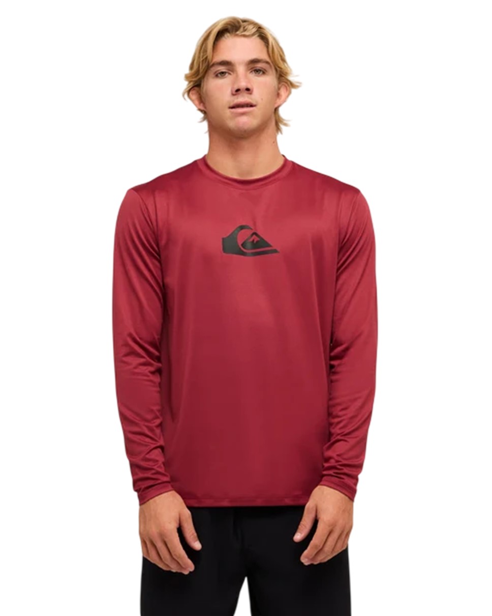 Mens Solid Streak Long Sleeve Surf Tee (RQZ0)