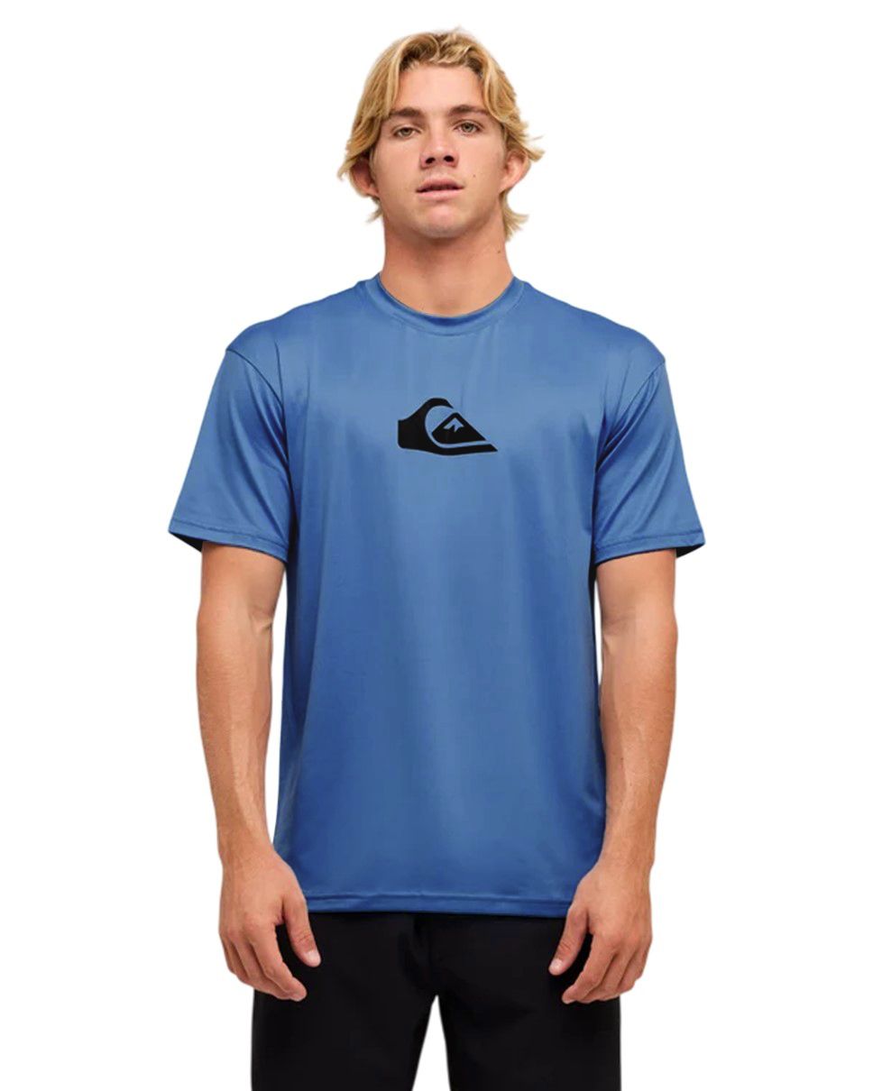 Mens Solid Streak Short Sleeve Surf Tee (BLC0)