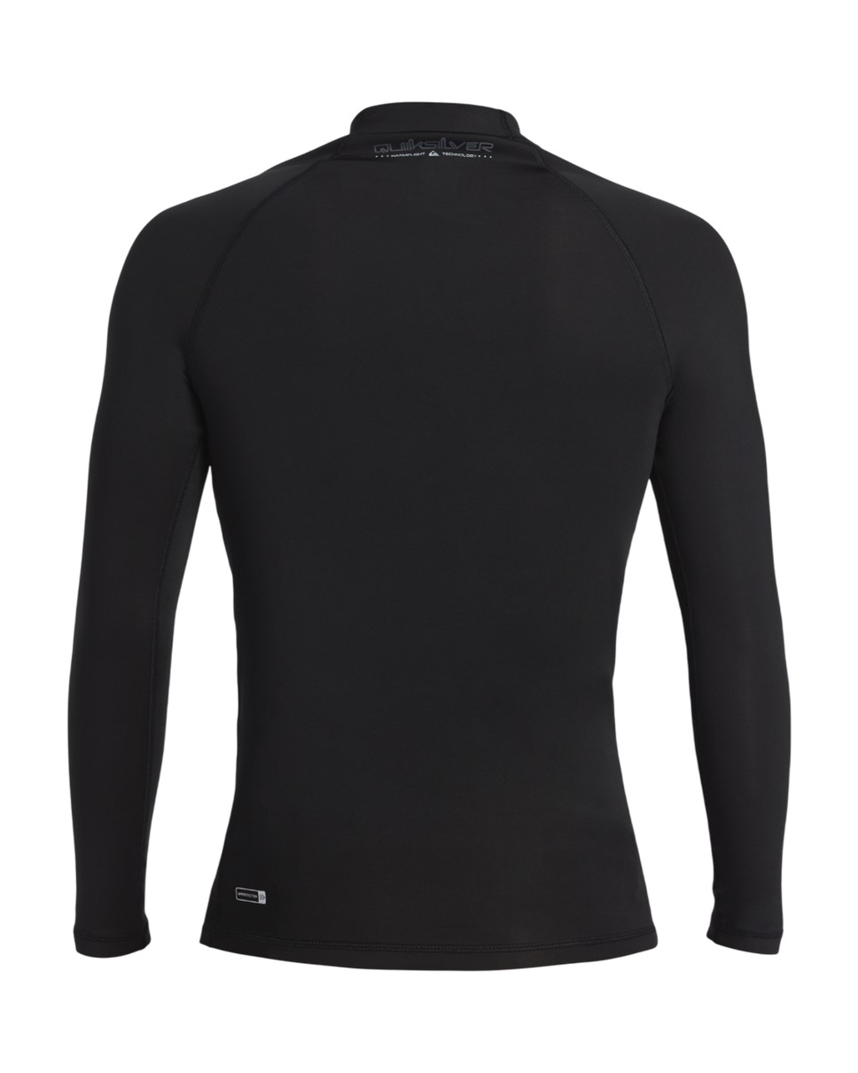 Mens Heat Long Sleeve Rashguard-Black