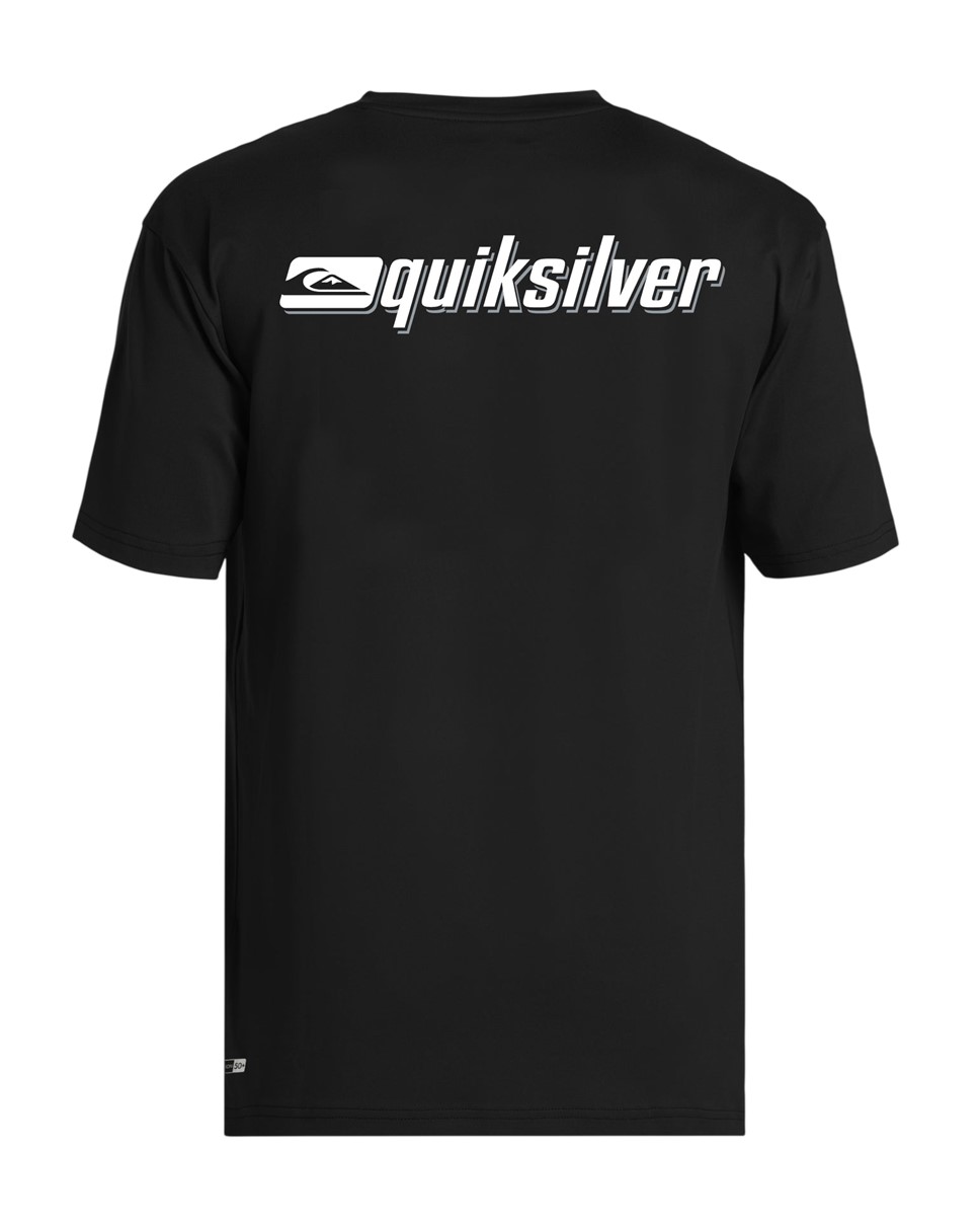 Mens Reflex Short Sleeve Surf Tee-Black