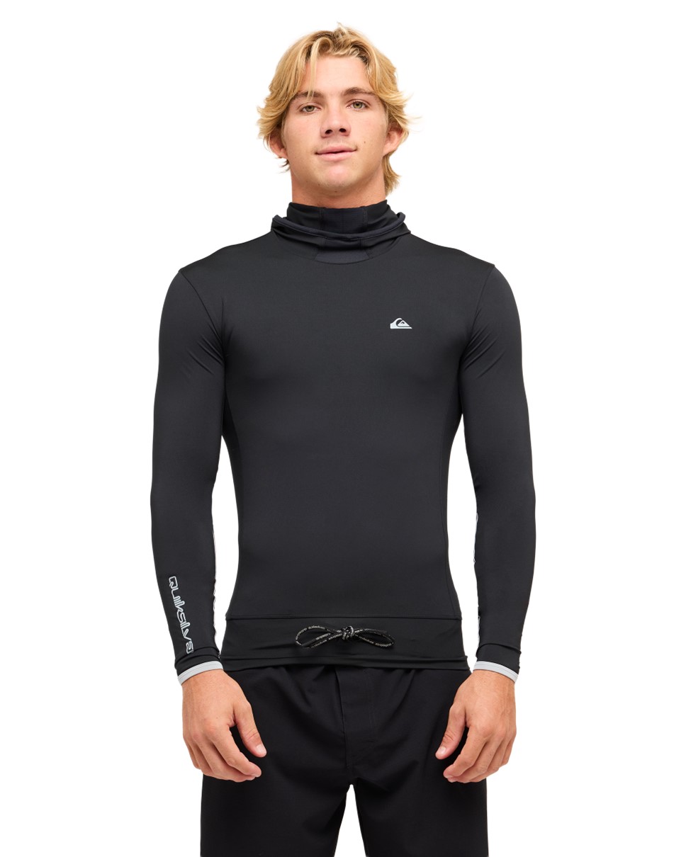 Mens Highline Upf50 Hooded Long Sleeve Surf T-Shirt (KVJ0)