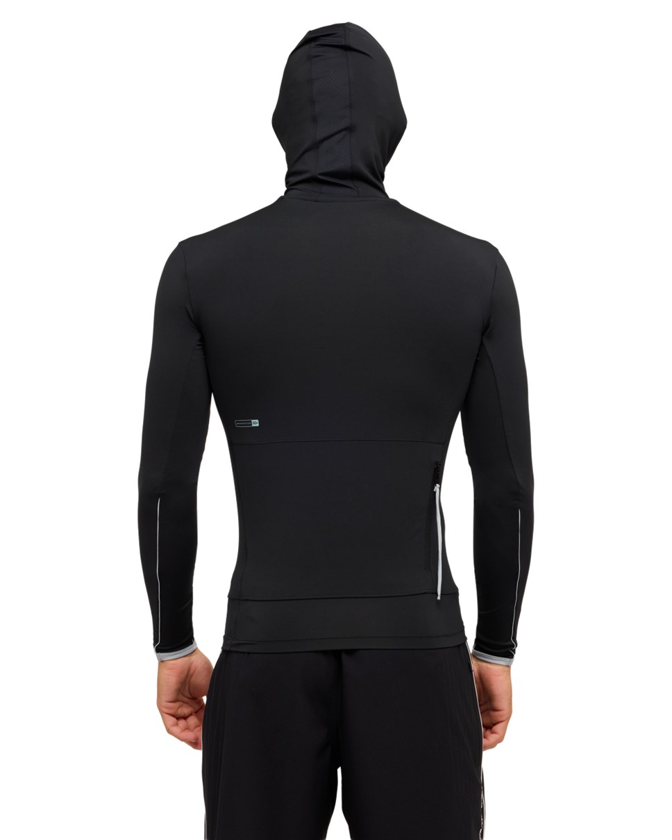 Mens Highline Upf50 Hooded Long Sleeve Surf T-Shirt (KVJ0)