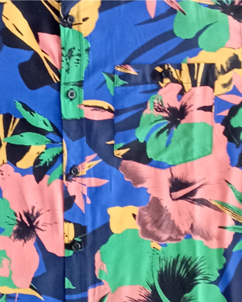 Mens Safe Paradise Short Sleeve Shirt (KTP6)