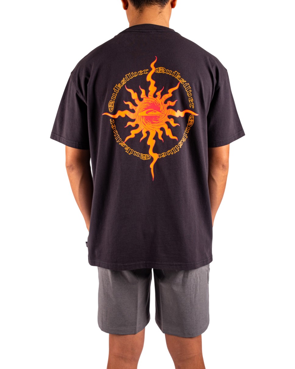 Mens Solaris Short Sleeve T-Shirt-Black