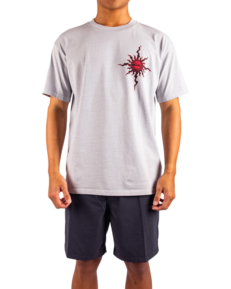 Mens Solaris Short Sleeve T-Shirt-Grey