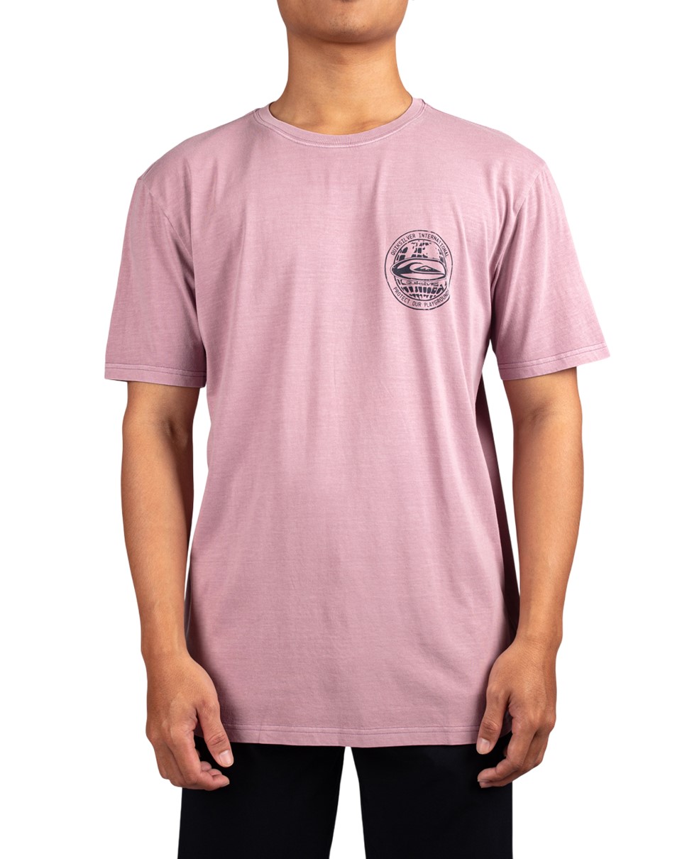 Mens Quik Intl Short Sleeve-Purple