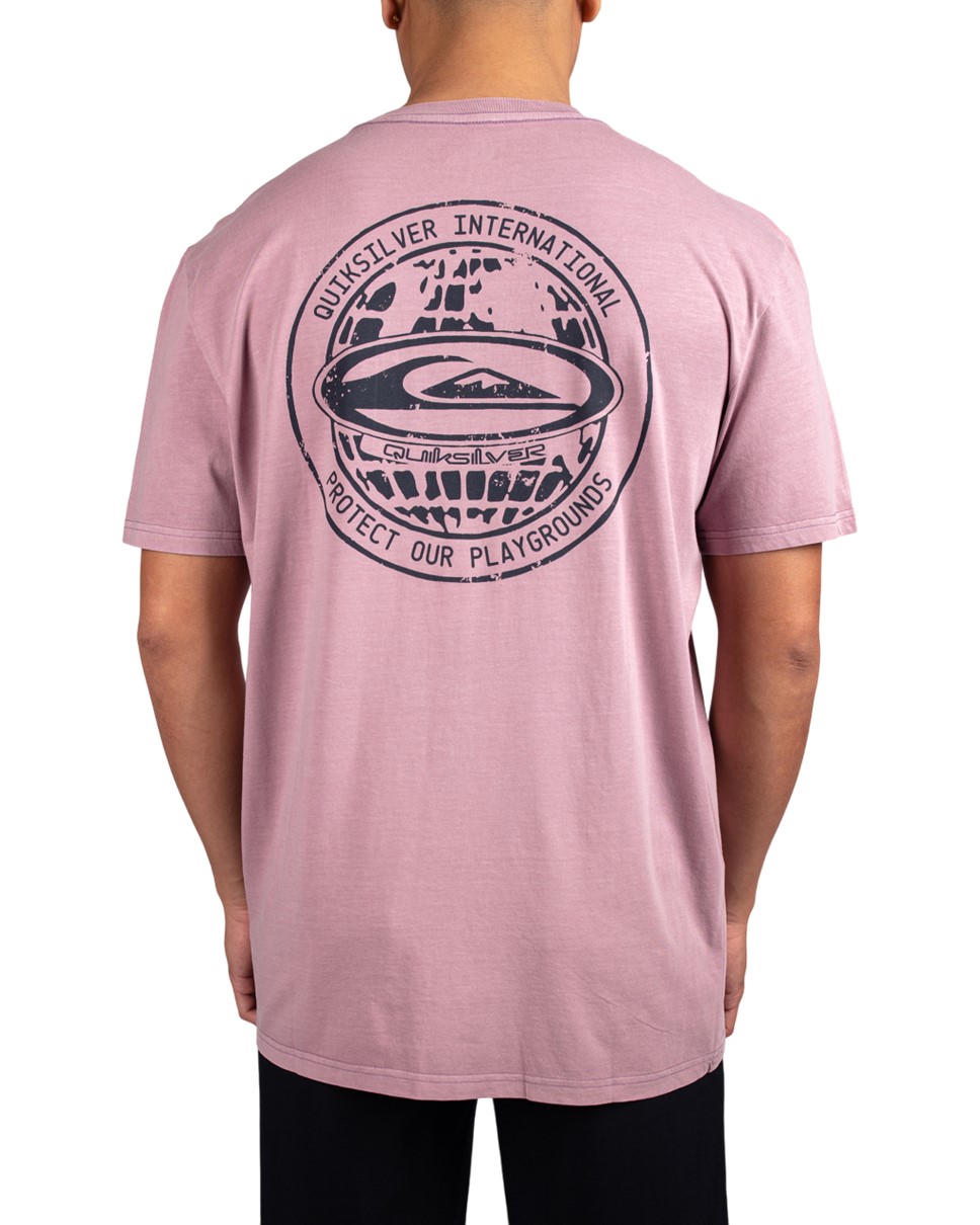 Mens Quik Intl Short Sleeve-Purple