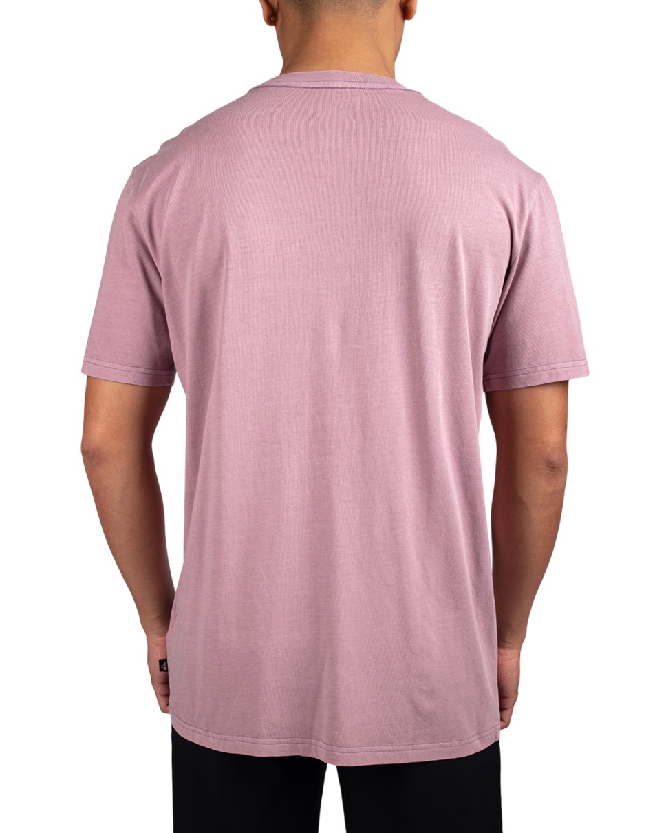 Mens Flower Haze Short Sleeve-Purple