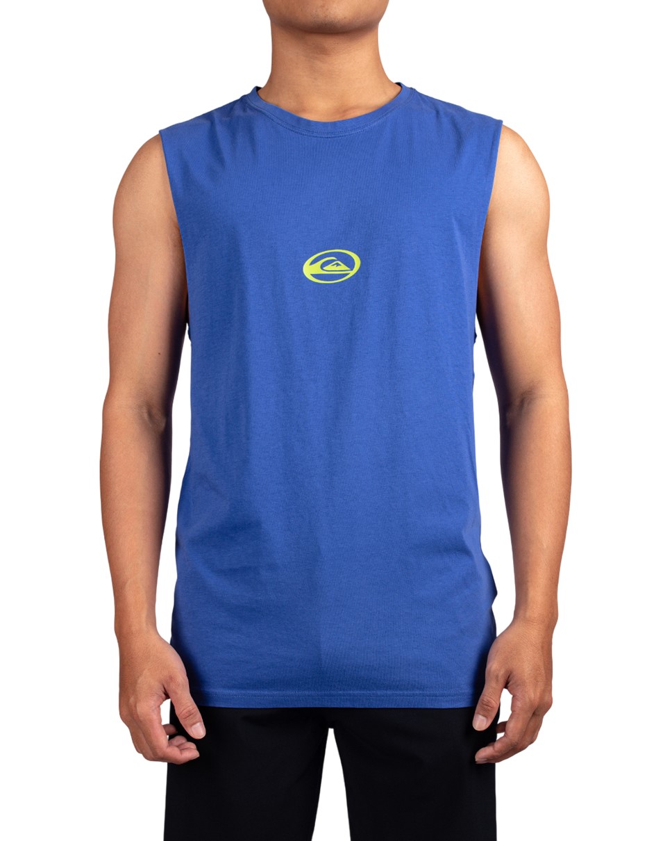 Mens Renegade Muscle Tank T-Shirt-Blue