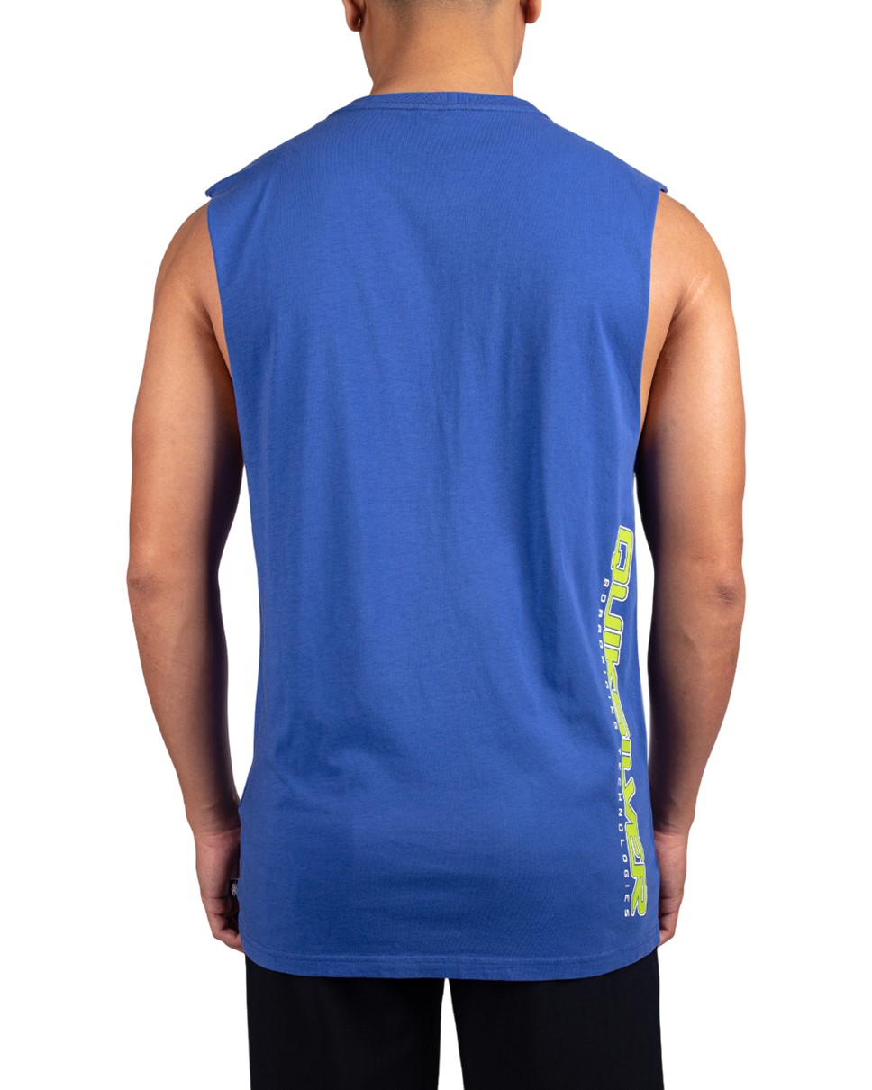 Mens Renegade Muscle Tank T-Shirt-Blue