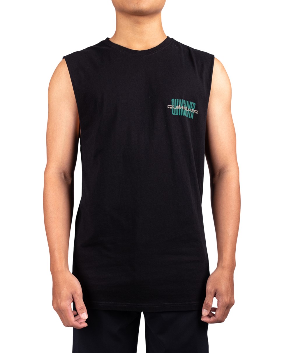 Mens Desert Trip Muscle Tank T-Shirt-Black