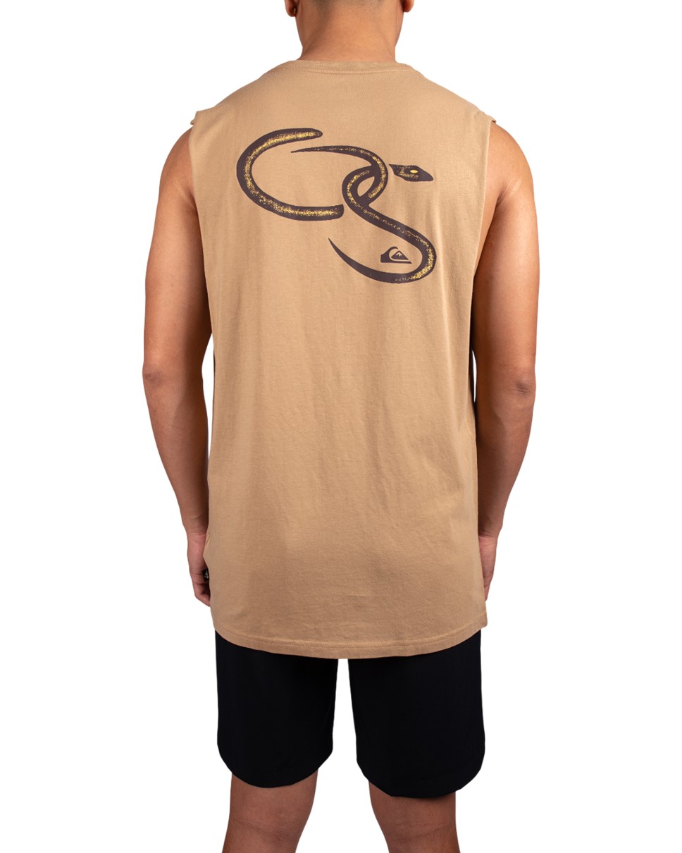 Mens Qs Snake Muscle-Brown