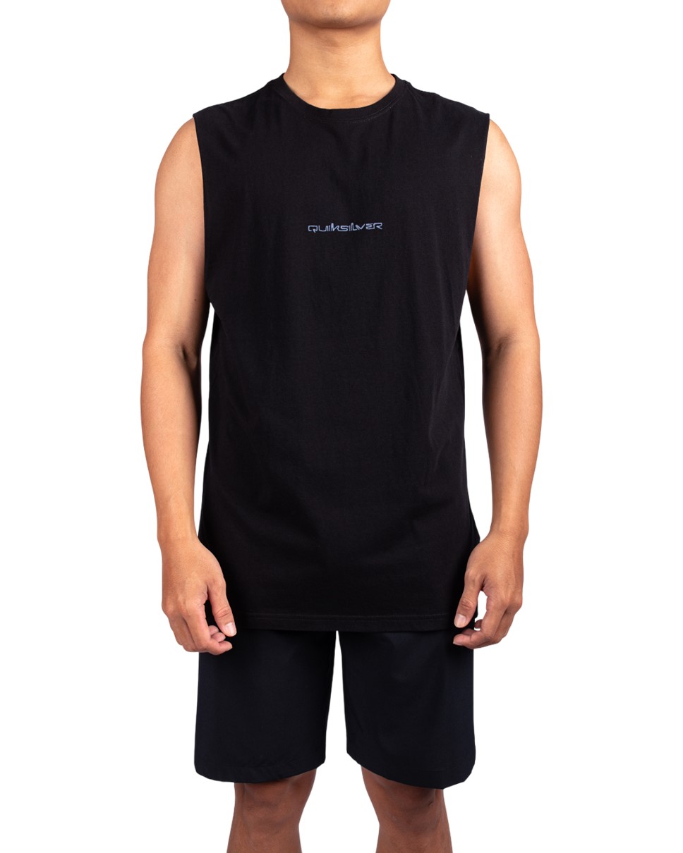 Mens Qs Snake Muscle-Black