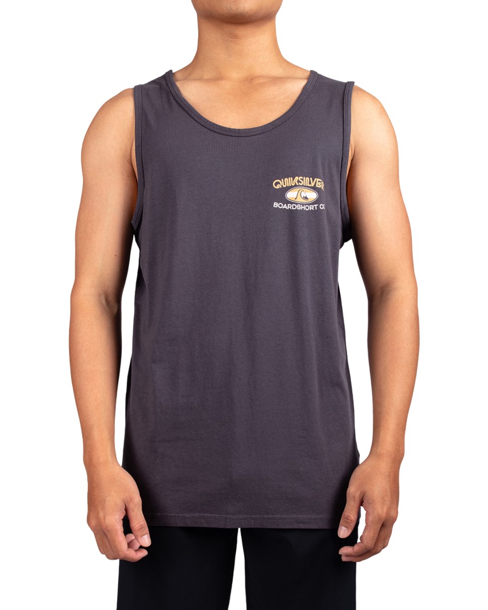 Mens Way Back Tank T-Shirt-Black