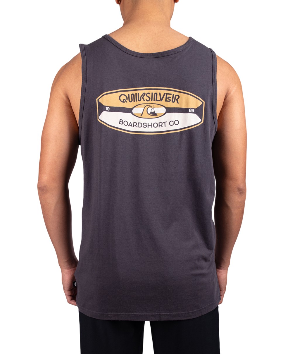 Mens Way Back Tank T-Shirt-Black