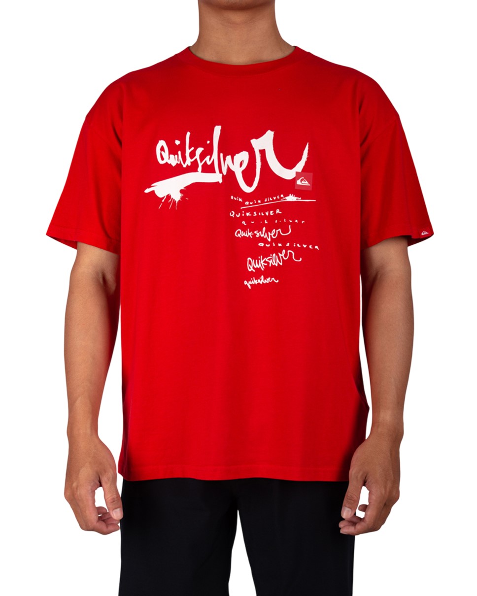 Mens Impaired II Short Sleeve-Red