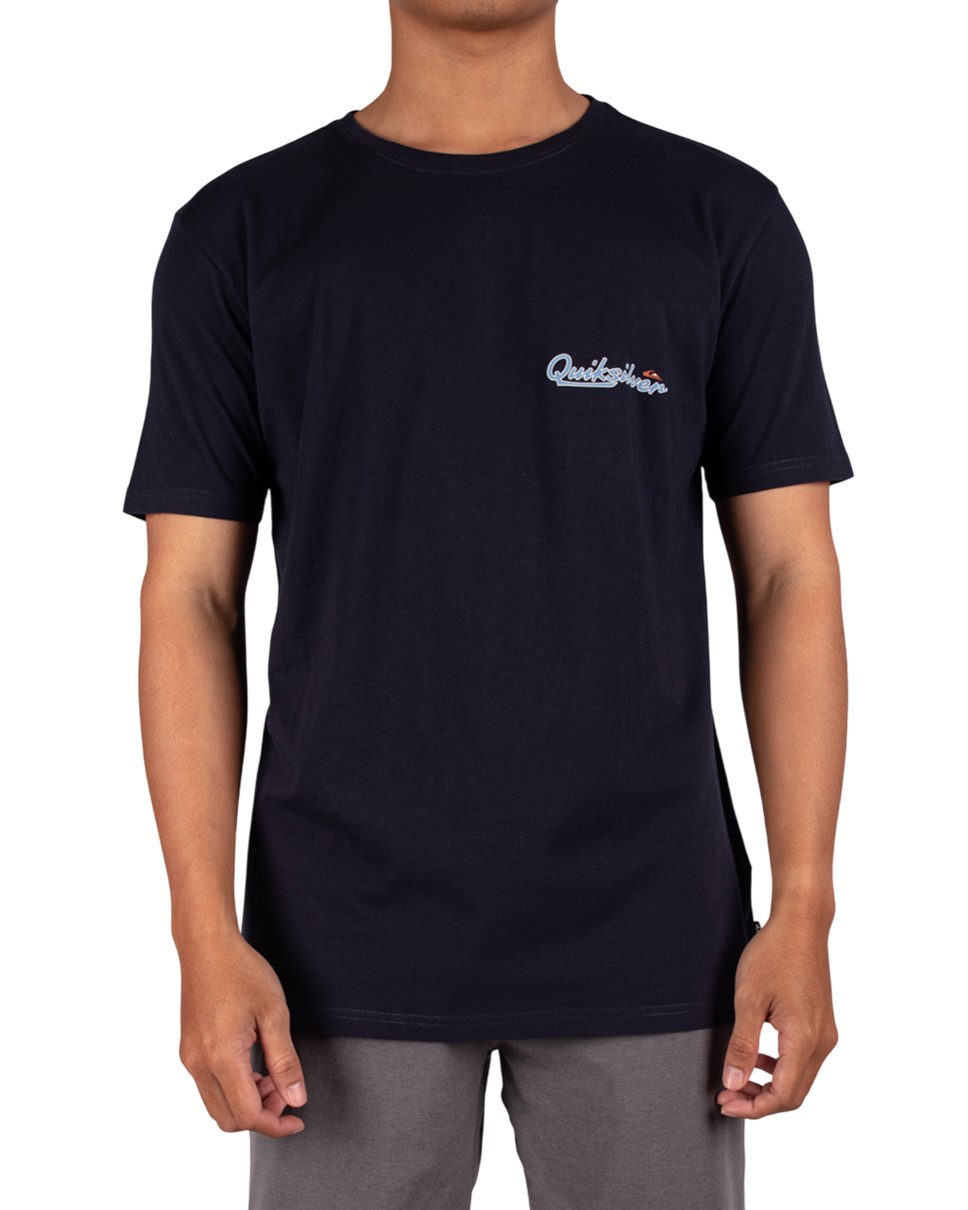 Mens Tropic Pastimes Short Sleeve-Black