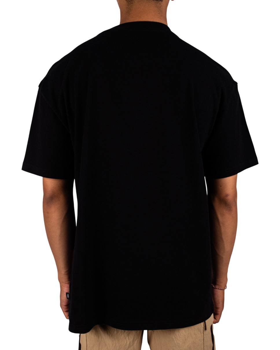 Mens Montage Short Sleeve-Black