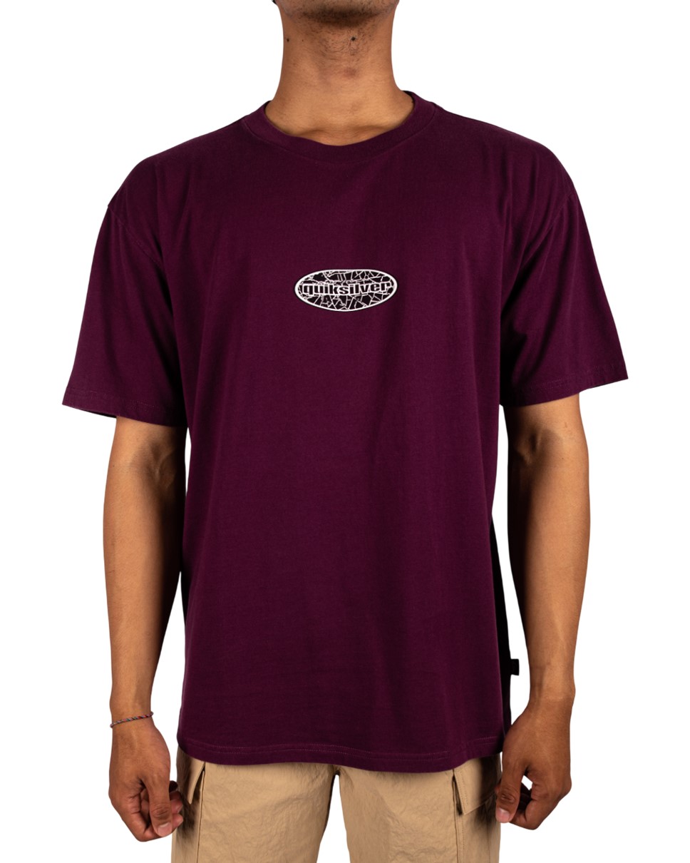 Mens Shattered Short Sleeve-Purple